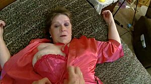 Granny Finger Fucking Orgasm!