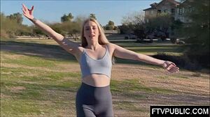 New Girl Public Flashing