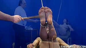 Feet Whipping Bondage