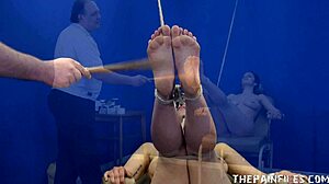 Feet Whipping Bondage