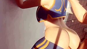 Chun Li Sneaky Anal