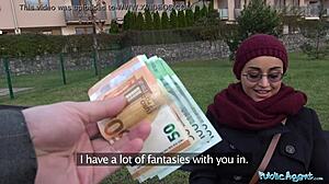 Kaunis afgaani kaunotar nussitaan kovaa