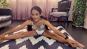 Yoga Masturbación Dildo