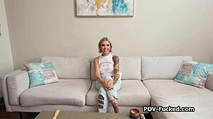 Inked Luna Sucks Dick!