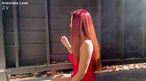 Big Tits MILF Smoking