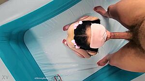 Asian Student Blowjob