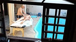 Pool Massage Handjob