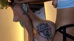 Girls Foot Penetration Play