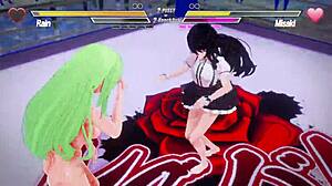 Lesbian Squirting Battle