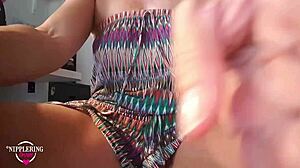 pierced nipples play