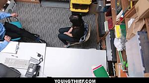 Teen Shoplifter Searched