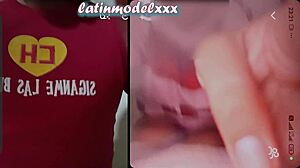 Model Watches Masturbation