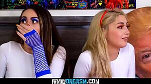 Cheerleaders Caught in Orgy