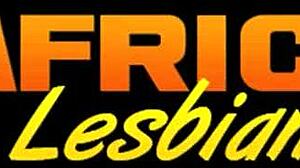 Ebony Lesbian Closeup