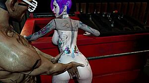 Public Anal Creampie