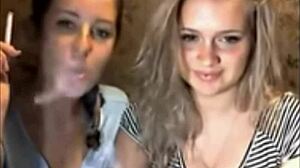 Girls Cam Smoke