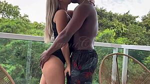 blonde black creampie