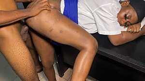 Ebony Office Doggystyle