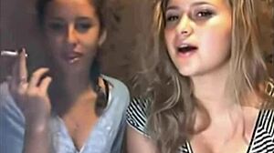 Girls Cam Smoke