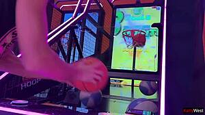 footjob game creampie