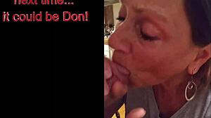 mature milf sucks