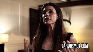 brunette milf threesome