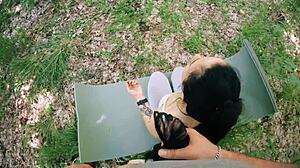 freeuse ponytail facial