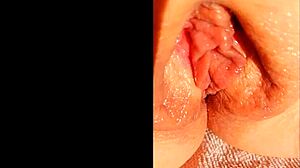 mature clit closeup