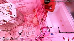 shower creampie fuck