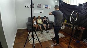 Latina Backstage Fuck