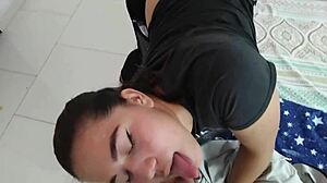 latina tit blowjob