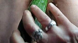 granny cucumber fuck