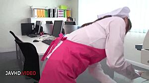Office Creampie Blowjob