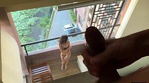 Balcony Anal Quickie