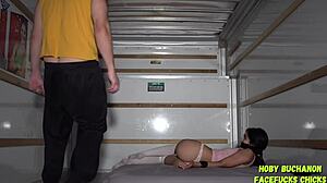 Handcuffed Face Fuck