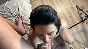 saliva deepthroat ride