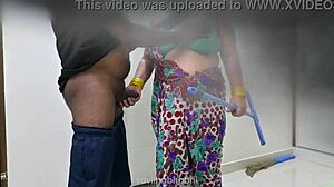 Maid's Huge Tits Fun