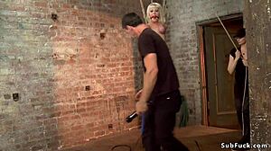 Blonde Bondage Slave