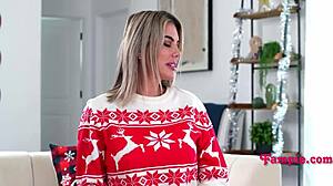 Christmas Rough Blowjob