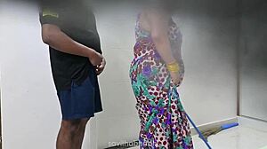 Maid's Huge Tits Fun