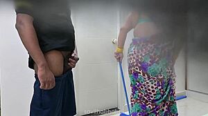 Maid's Huge Tits Fun