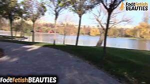 barefoot park stroll