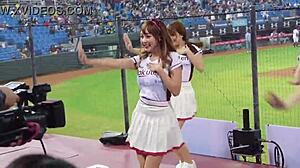 Swaying Cheerleaders