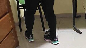 maid flirting bedroom