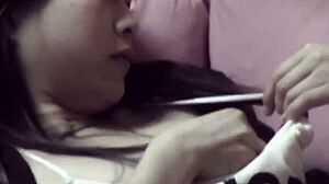 Asian Outdoor Orgasm