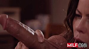 Milf's Huge Dick Suck