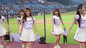 Swaying Cheerleaders