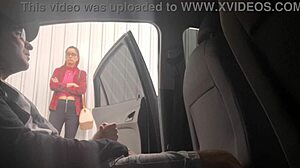 Risky Street Handjob