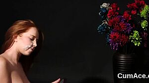 centerfold bukkake swallow