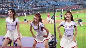 Swaying Cheerleaders